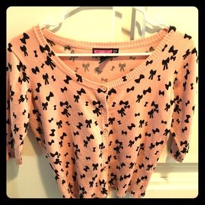 Baby doll rose coloured cardigan